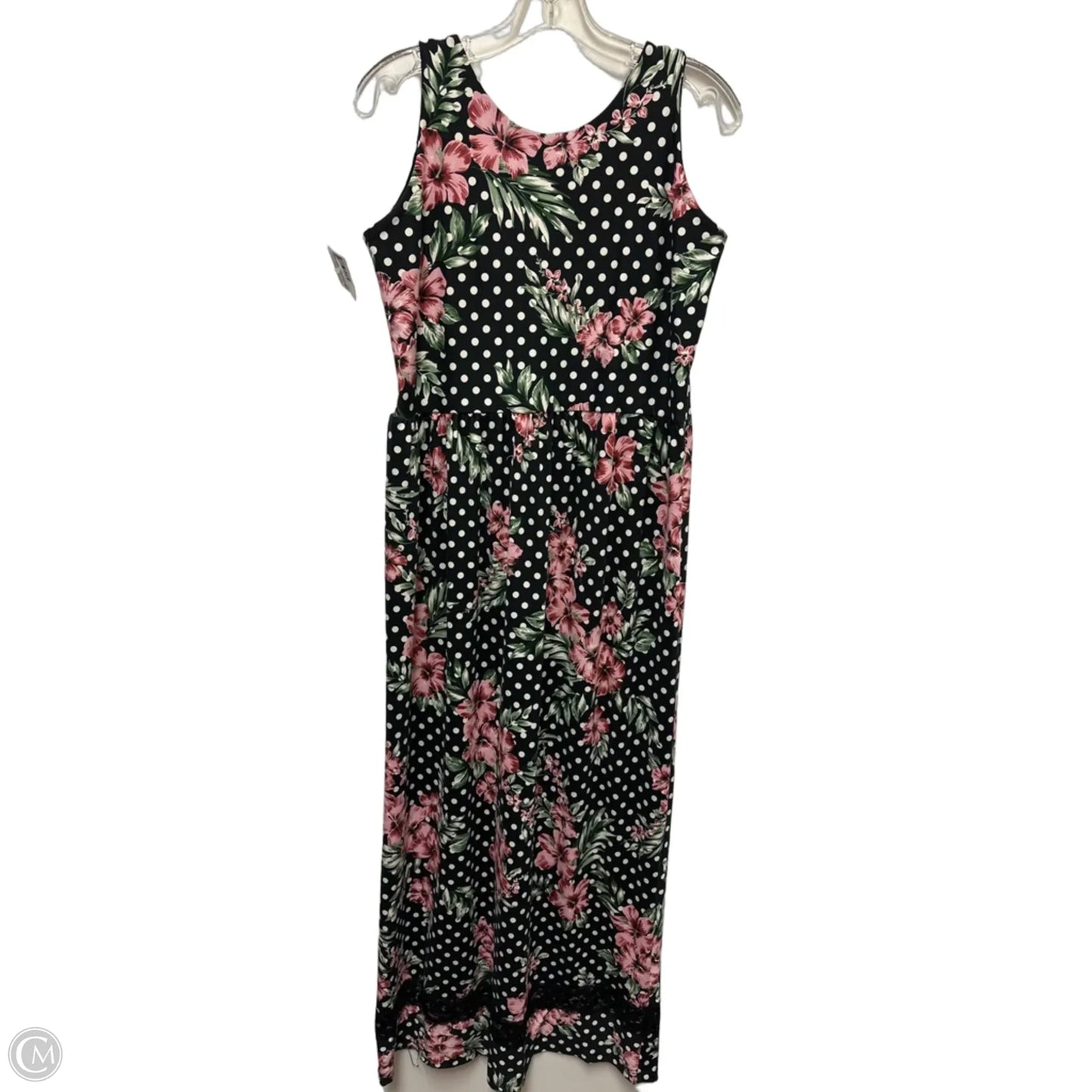 Dress Casual Maxi By Clothes Mentor In Floral Print, Size: L