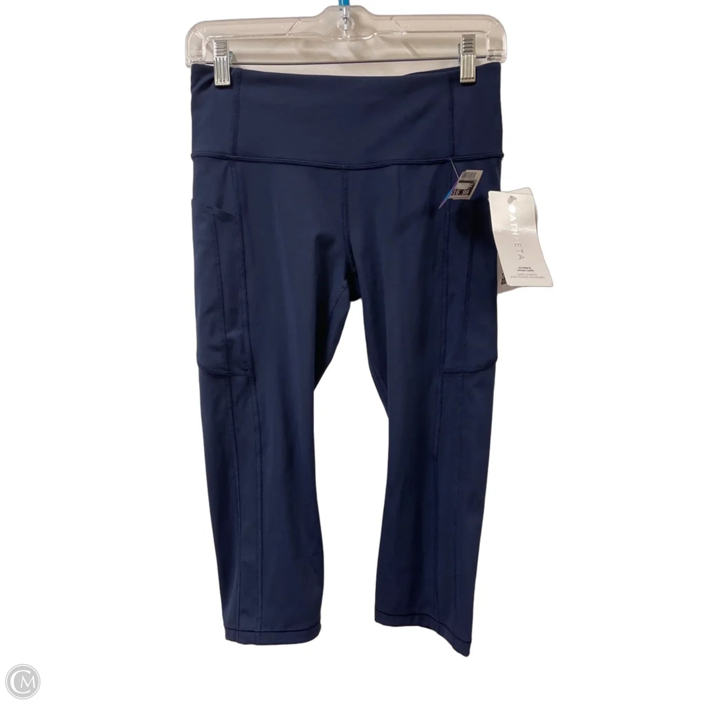 Athletic Capris By Athleta In Navy, Size: M