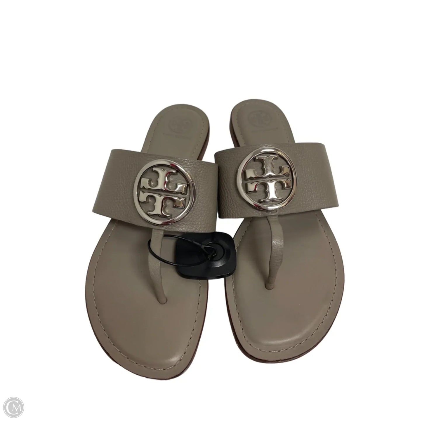 Sandals Designer By Tory Burch In Grey, Size: 9