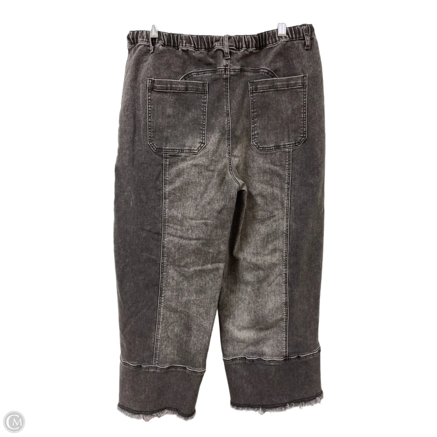 Jeans Wide Leg By Clothes Mentor In Black, Size: 12
