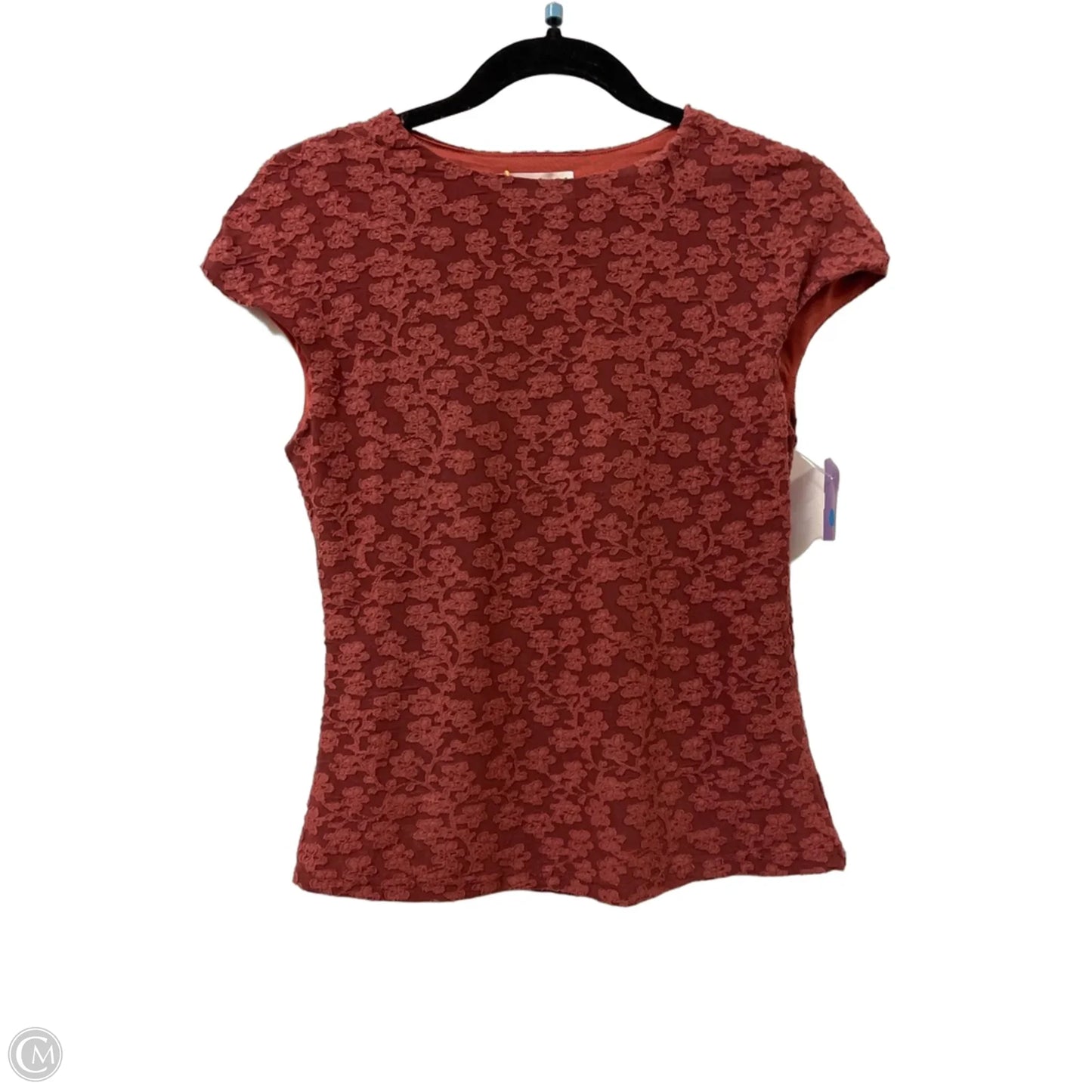 Top Short Sleeve By Clothes Mentor In Orange, Size: S