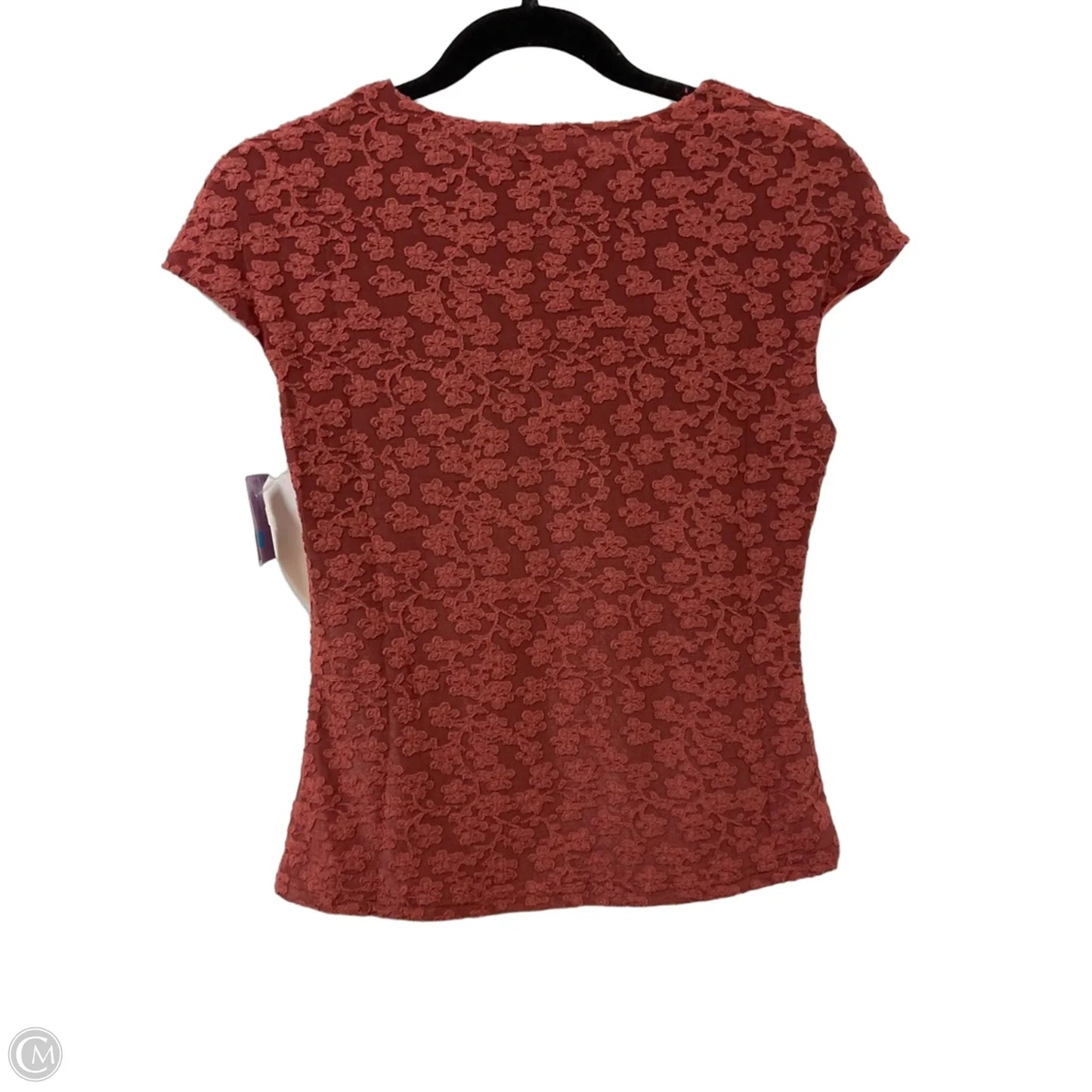 Top Short Sleeve By Clothes Mentor In Orange, Size: S