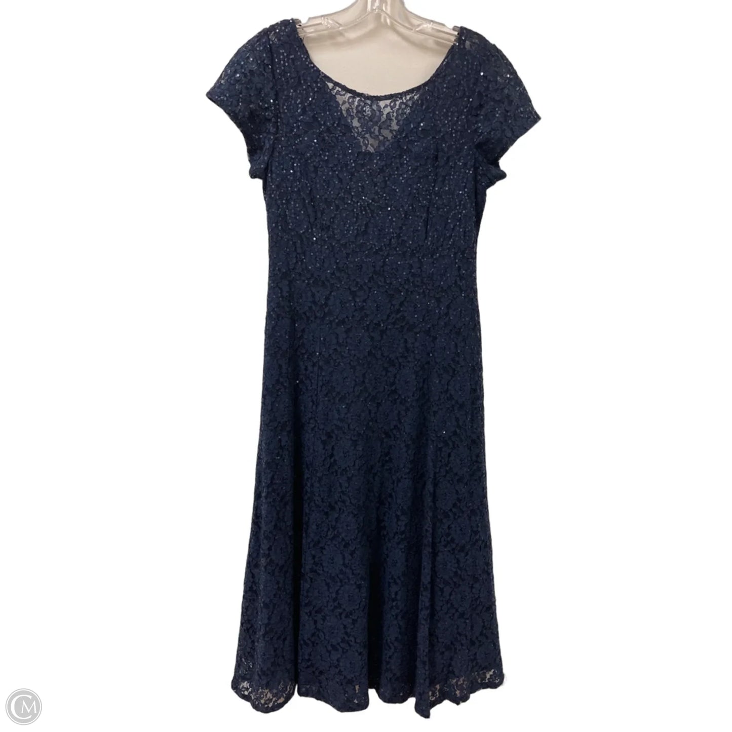 Dress Party Midi By Clothes Mentor In Navy, Size: S