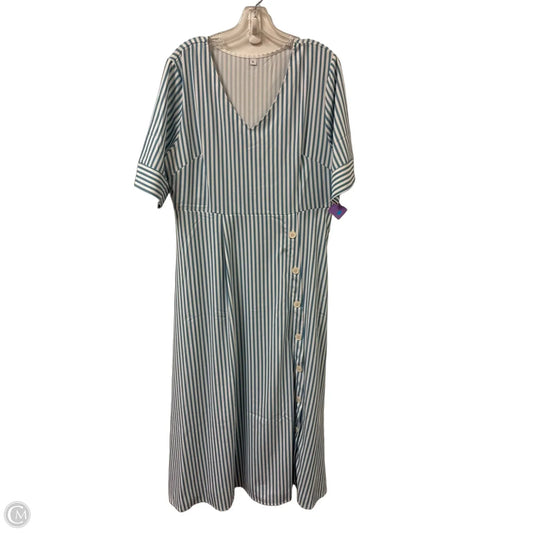 Dress Casual Maxi By Clothes Mentor In Striped Pattern, Size: Xl