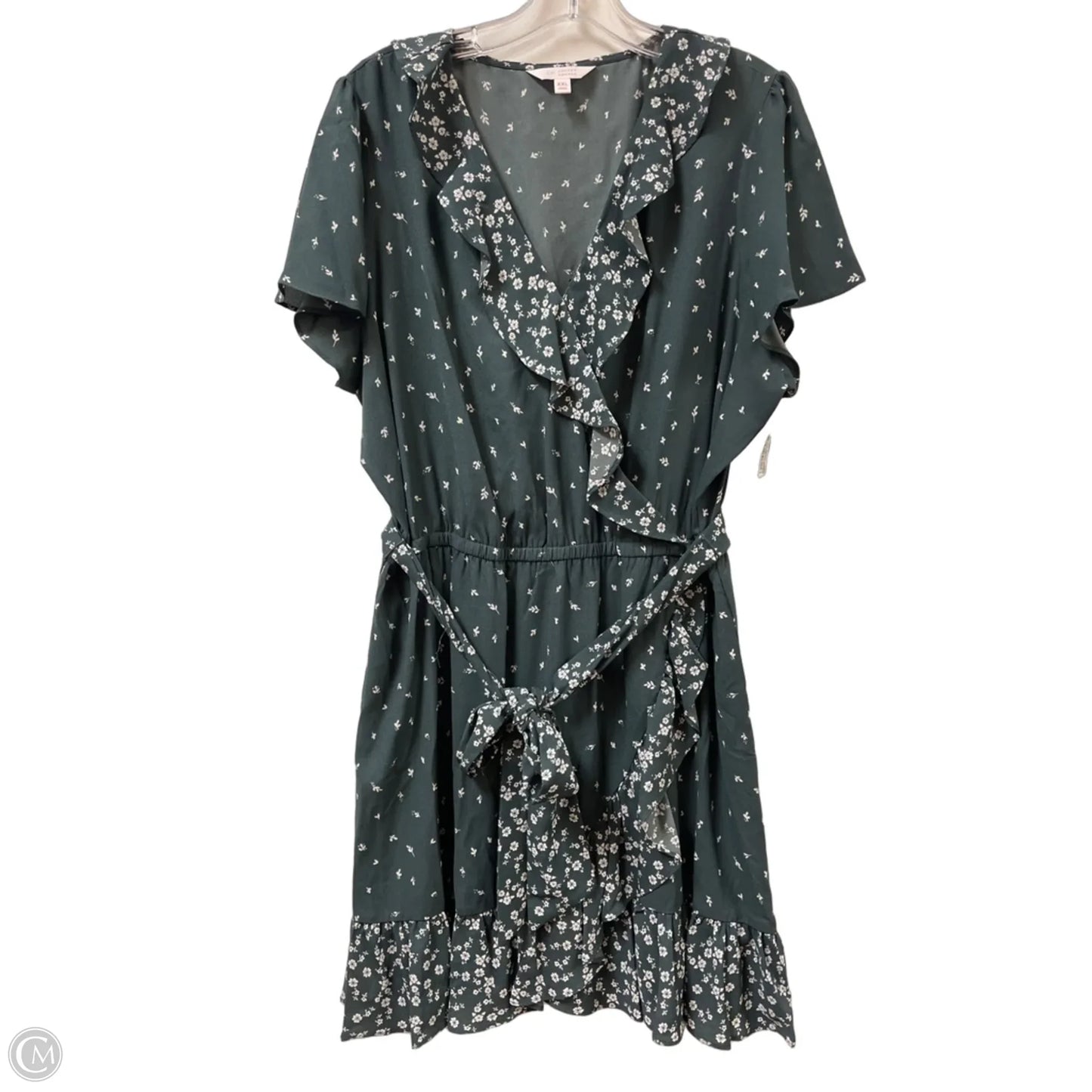 Dress Casual Midi By Lc Lauren Conrad In Grey, Size: 1x