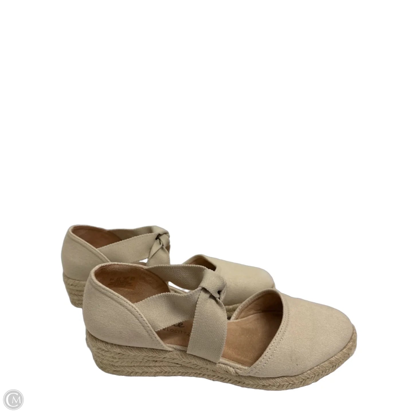 Shoes Heels Wedge By Life Stride In Cream, Size: 9