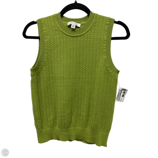 Top Sleeveless By Free Assembly In Green, Size: M