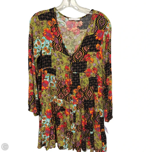 Dress Casual Short By Ces Femme In Multi-colored, Size: M
