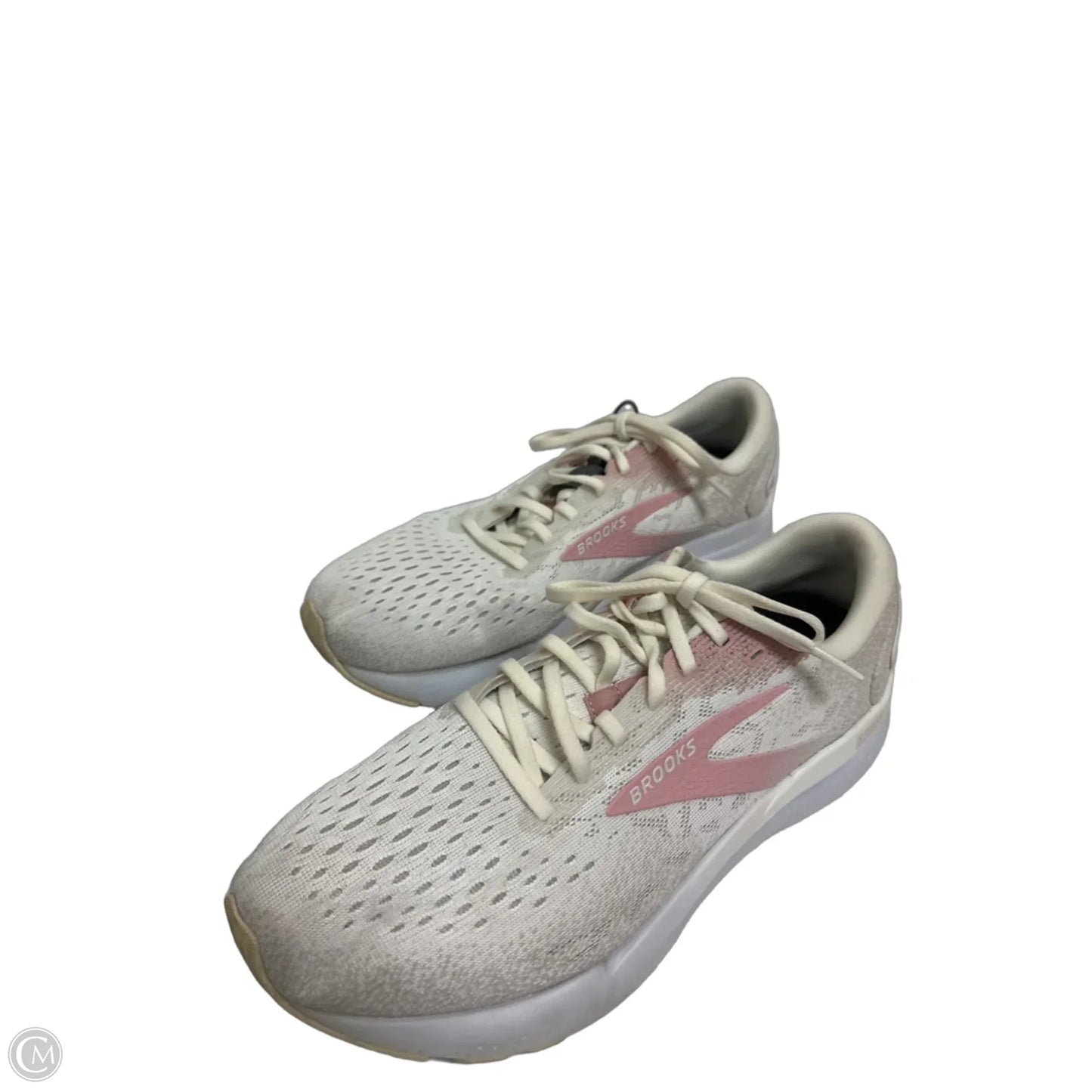 Shoes Athletic By Brooks In White, Size: 10