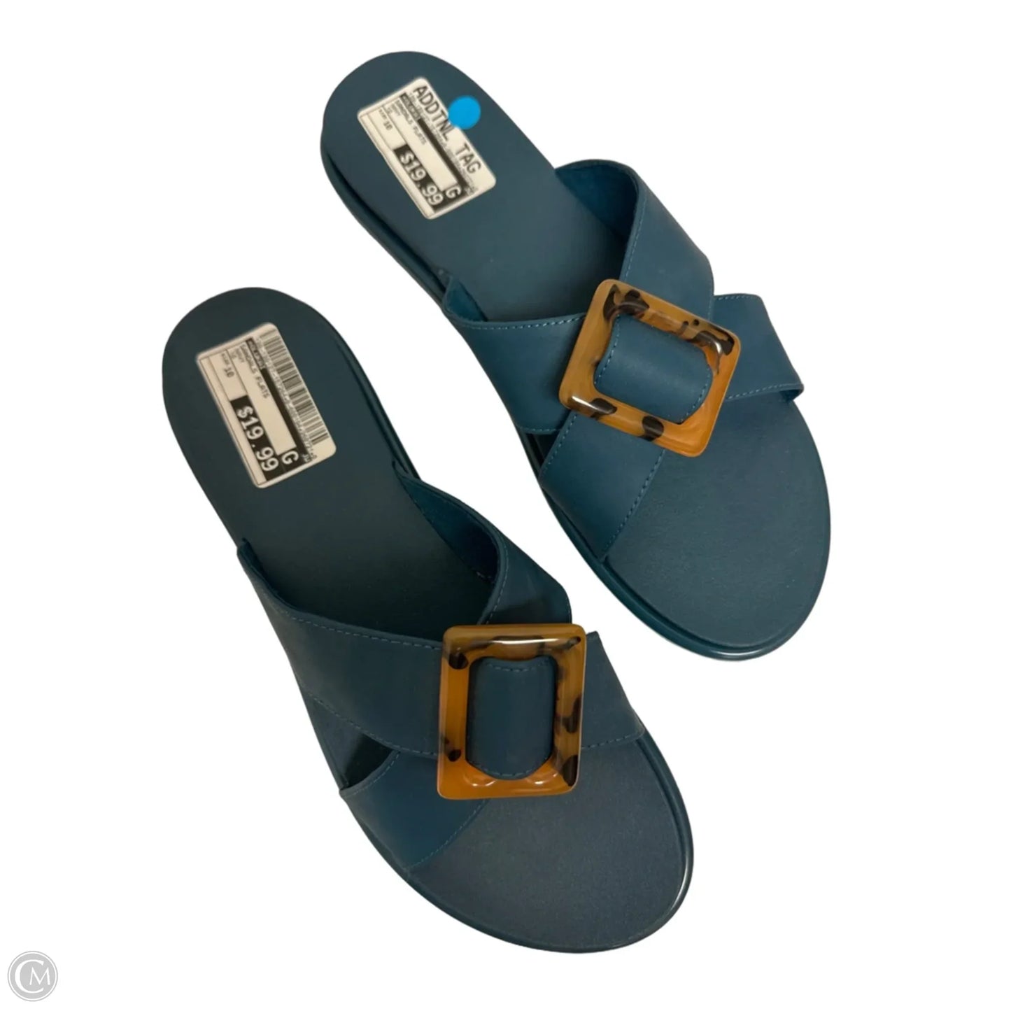 Sandals Flats By Olukai In Navy, Size: 10