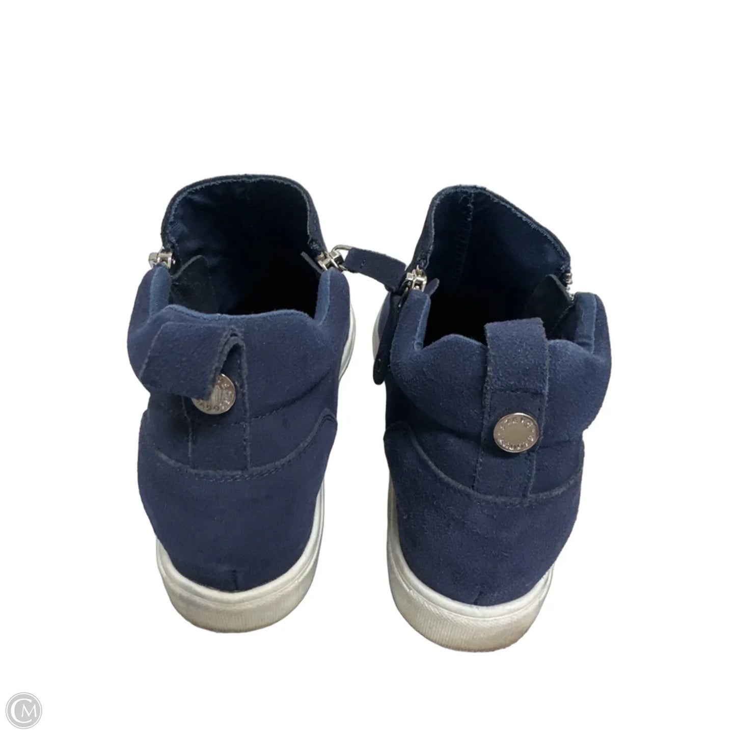 Boots Ankle Flats By Steve Madden In Navy, Size: 9