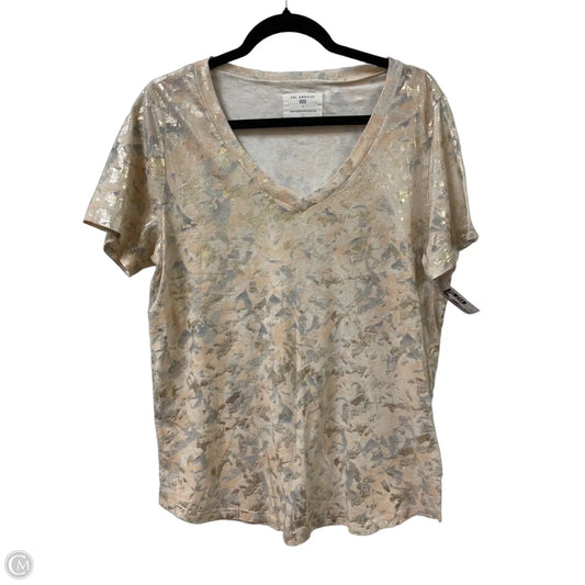Top Short Sleeve By Sol Angeles In Multi-colored, Size: L