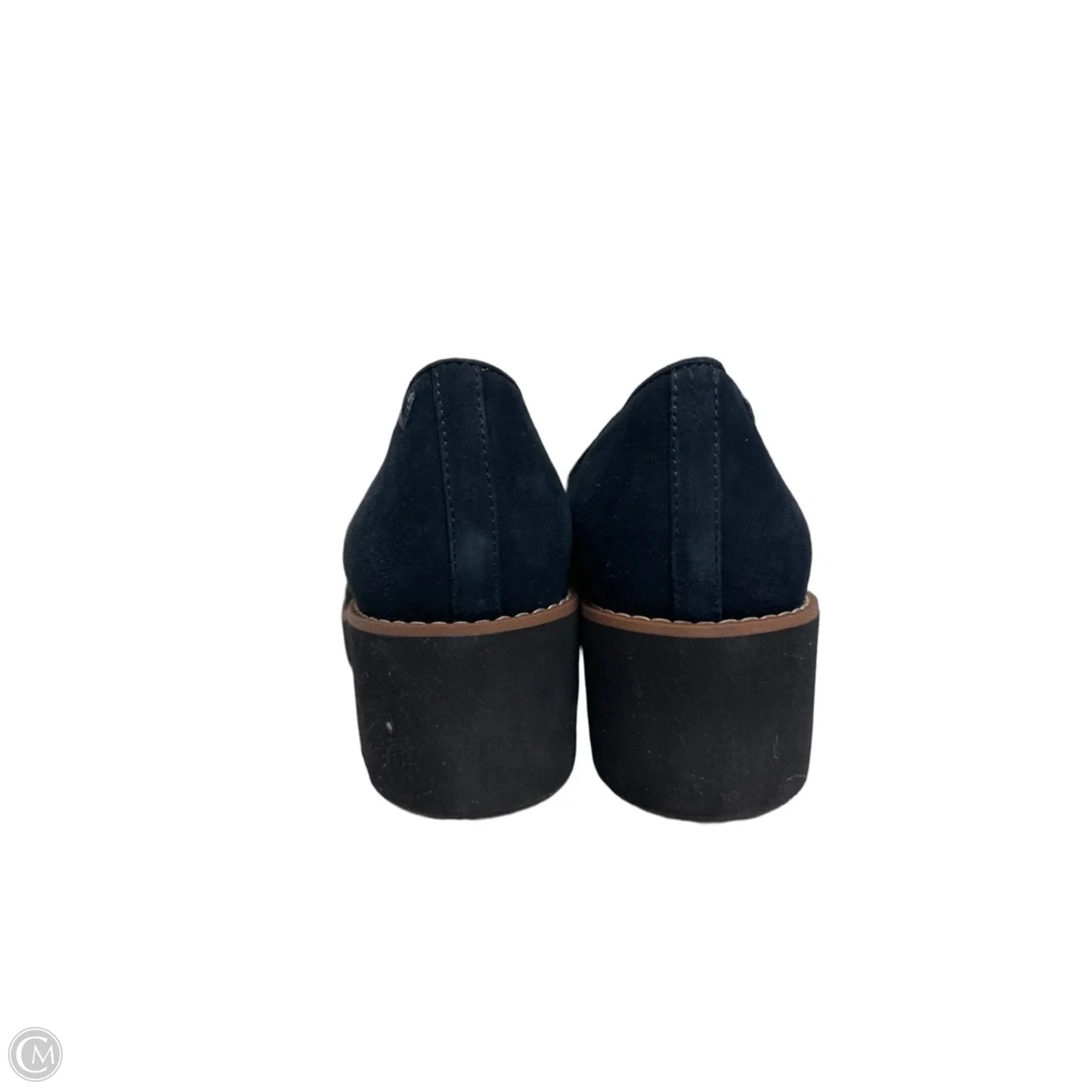 Shoes Heels Wedge By Vionic In Navy, Size: 8