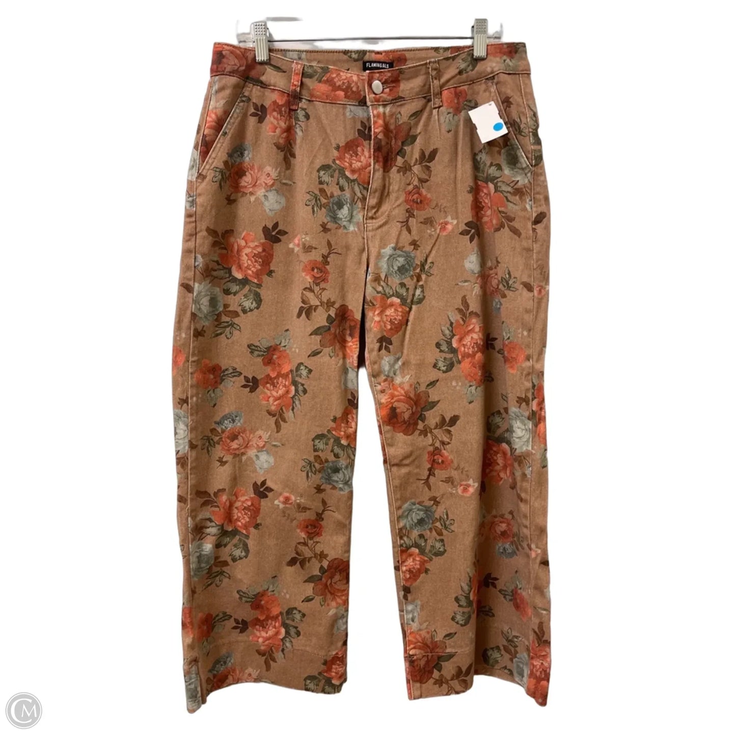 Jeans Flared By Clothes Mentor In Brown, Size: 20