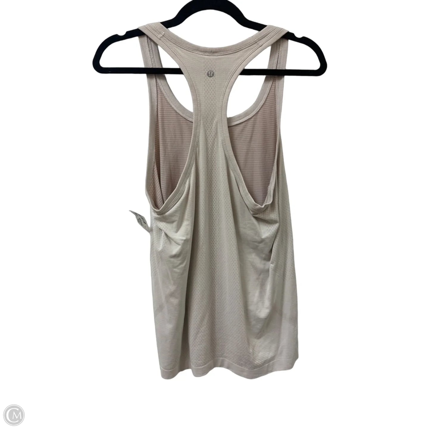 Athletic Tank Top By Lululemon In Cream, Size: M