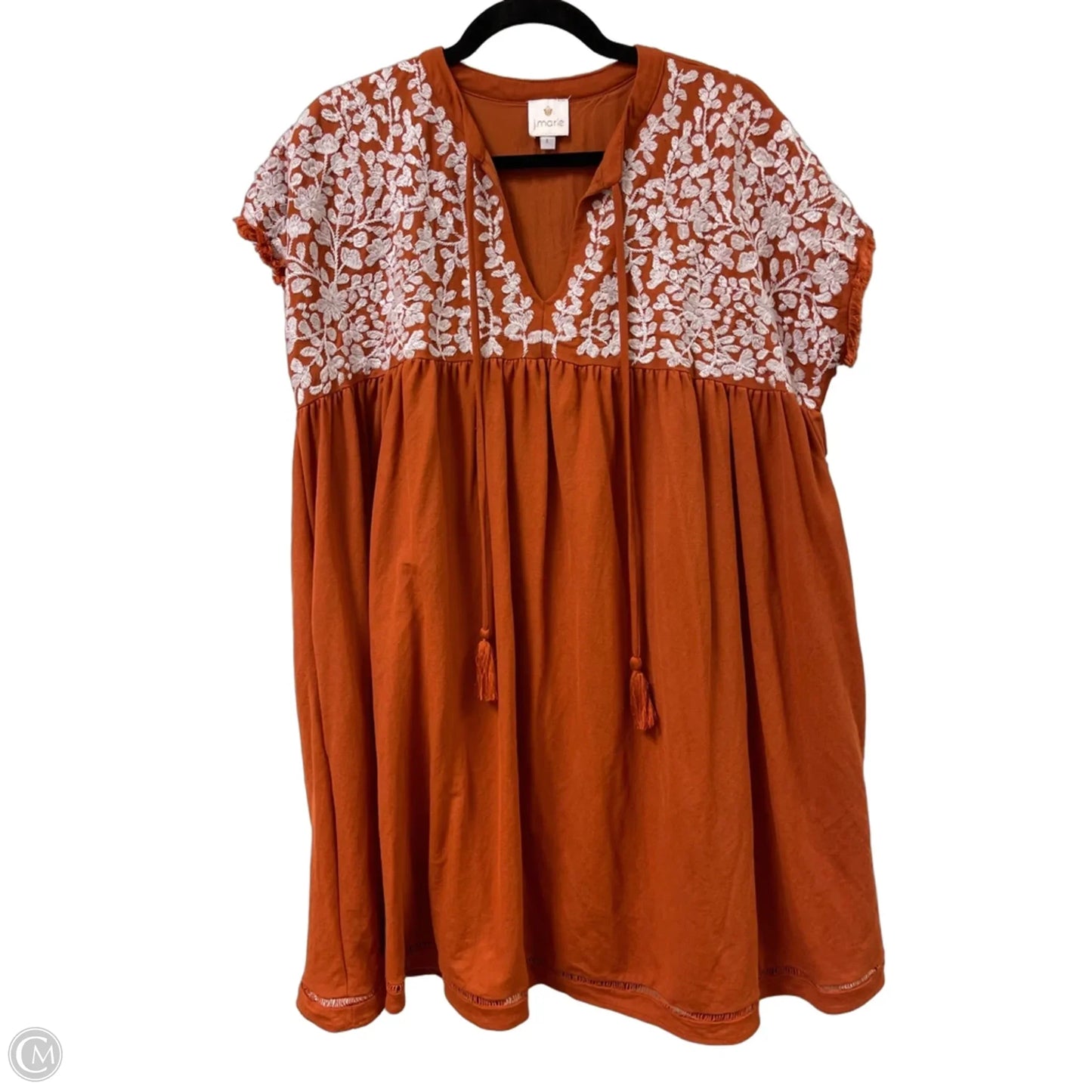 Dress Casual Short By J.marie In Orange, Size: L