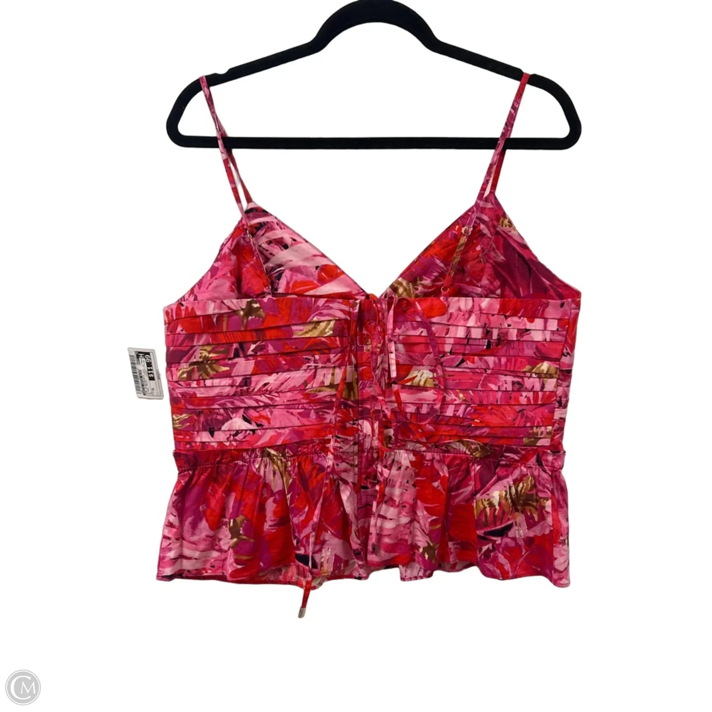 Top Sleeveless By White House Black Market In Floral Print, Size: Xl