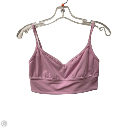 Athletic Bra By Lululemon In Pink, Size: M