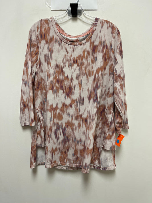 Top Long Sleeve By Cupio In Orange, Size: Xl