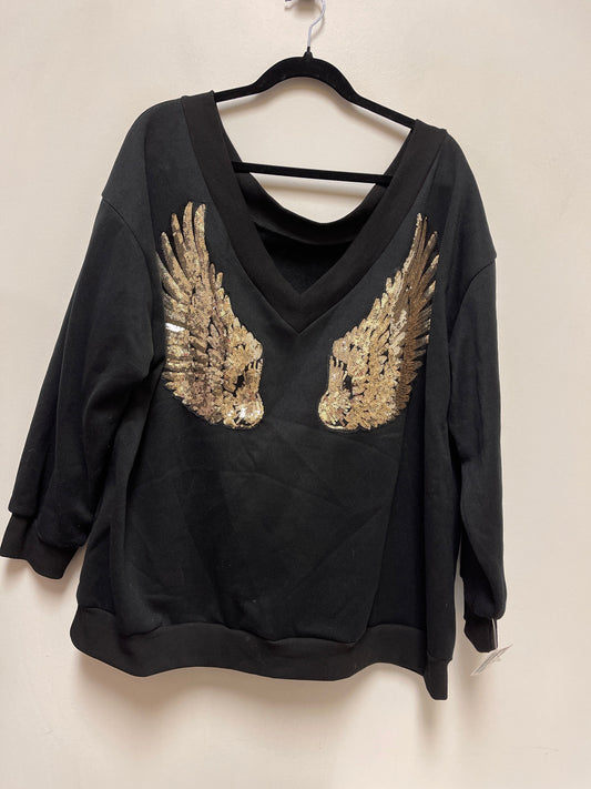 Sweater By Clothes Mentor In Black, Size: 2x