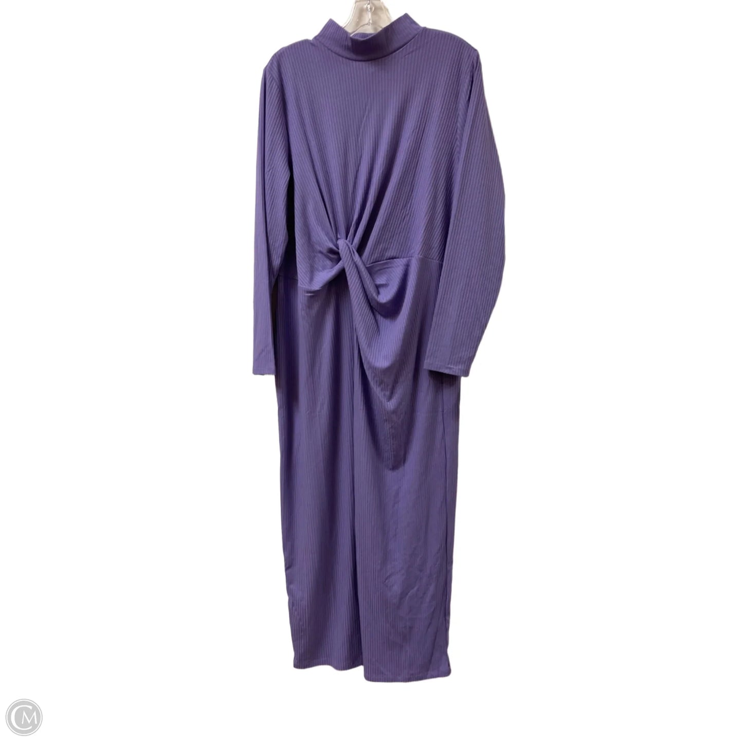 Dress Casual Maxi By Eloquii In Purple, Size: 3x