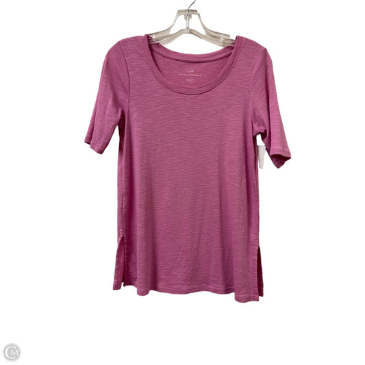 Top Short Sleeve By J. Jill In Purple, Size: Xs