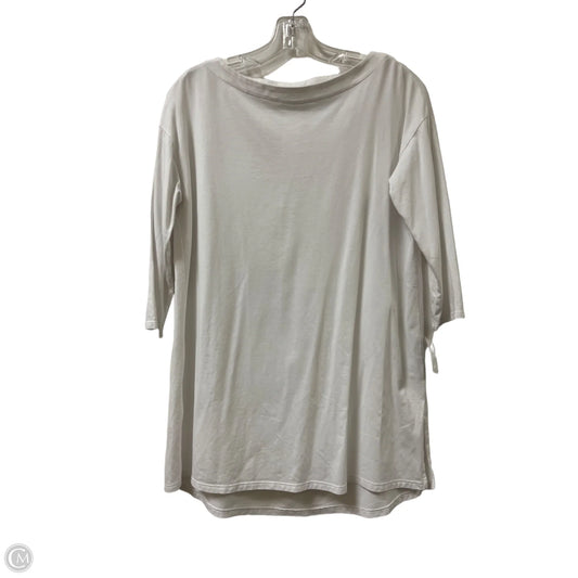 Tunic Long Sleeve By J. Jill In White, Size: Xs