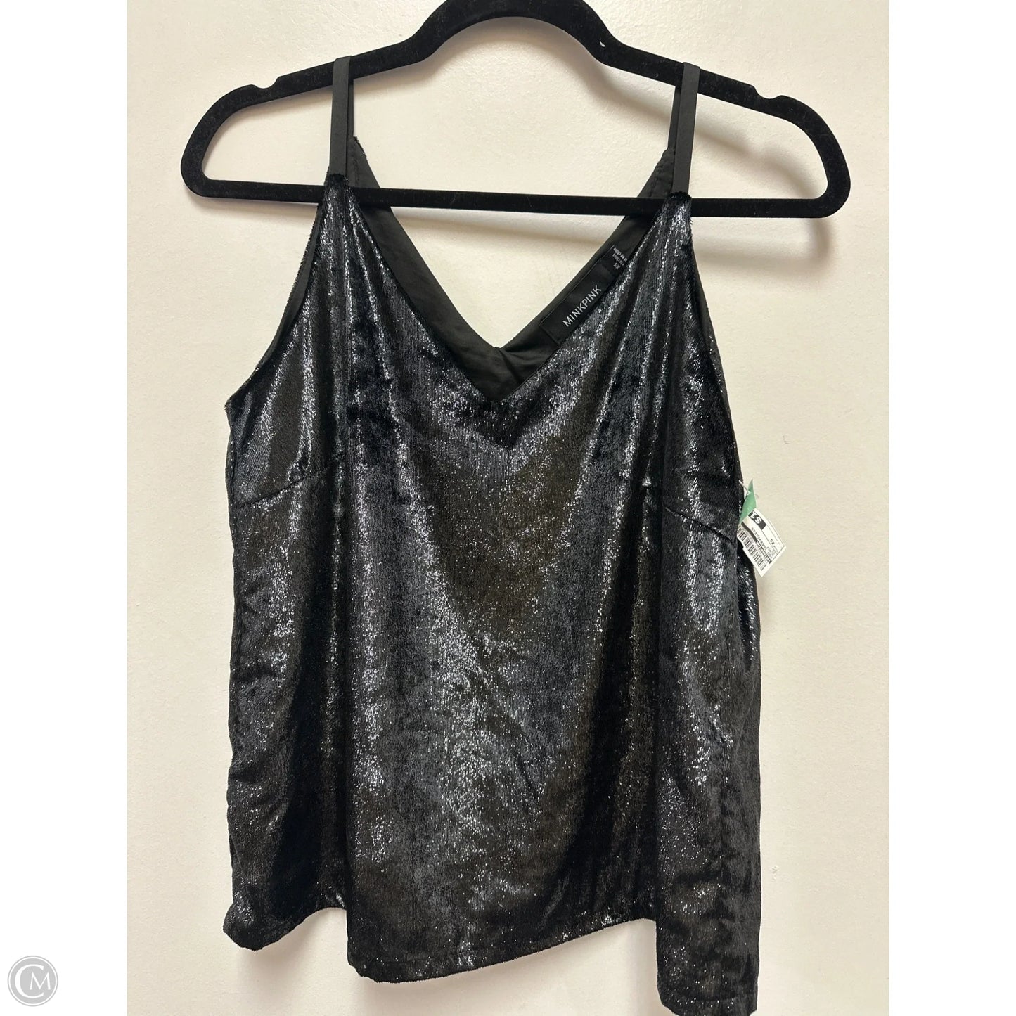 Top Sleeveless By Minkpink In Black, Size: Xs