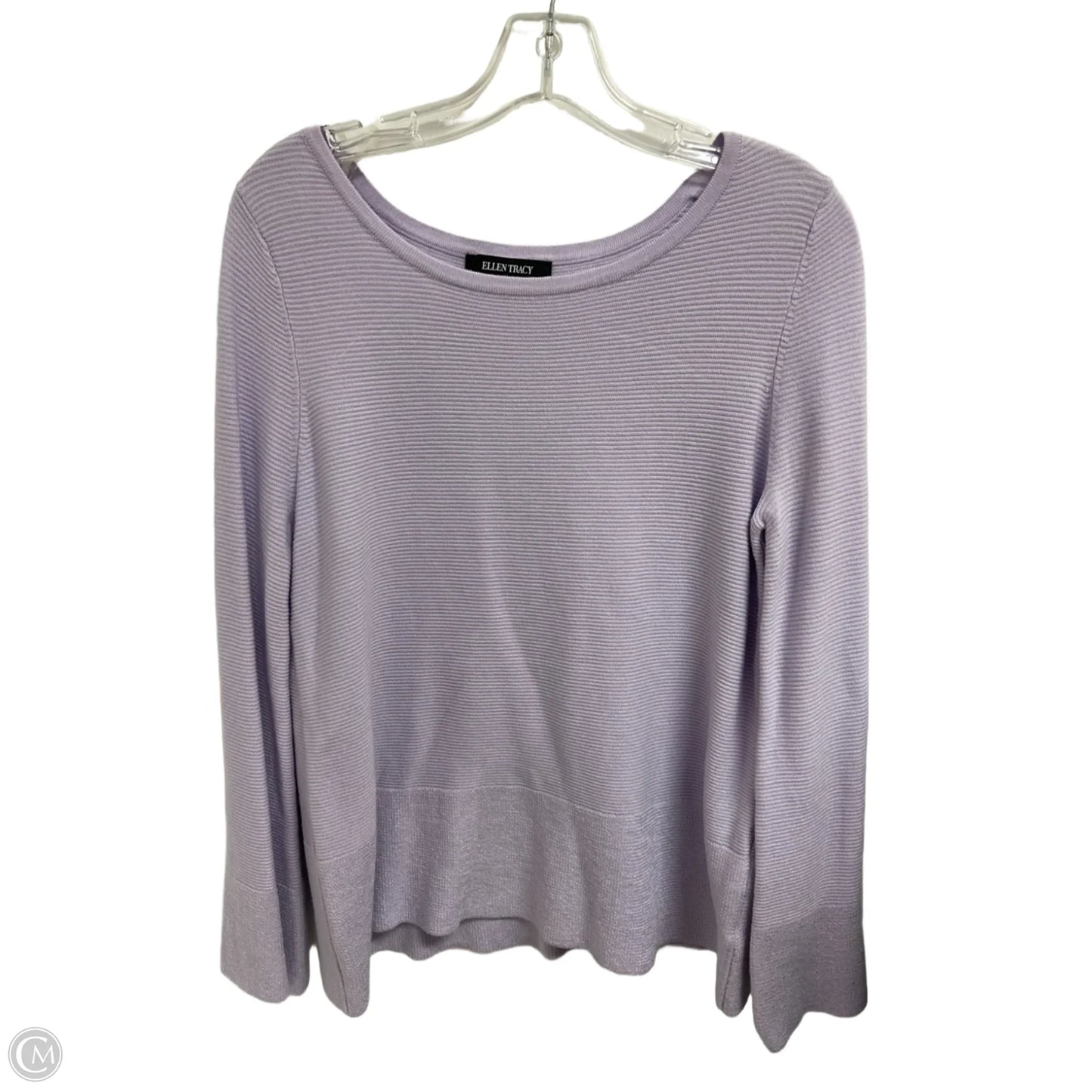Top Long Sleeve By Ellen Tracy In Purple, Size: S
