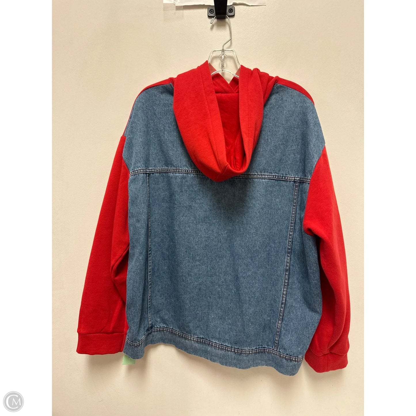 Sweatshirt Hoodie By Zara In Red, Size: S