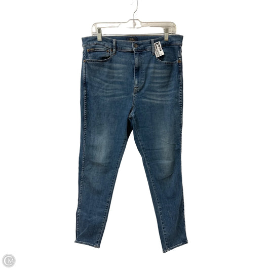 Jeans Straight By Polo Ralph Lauren In Blue Denim, Size: 14