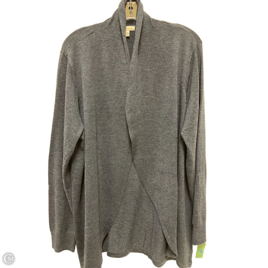 Sweater Cardigan By Ella Moss In Navy, Size: 1x