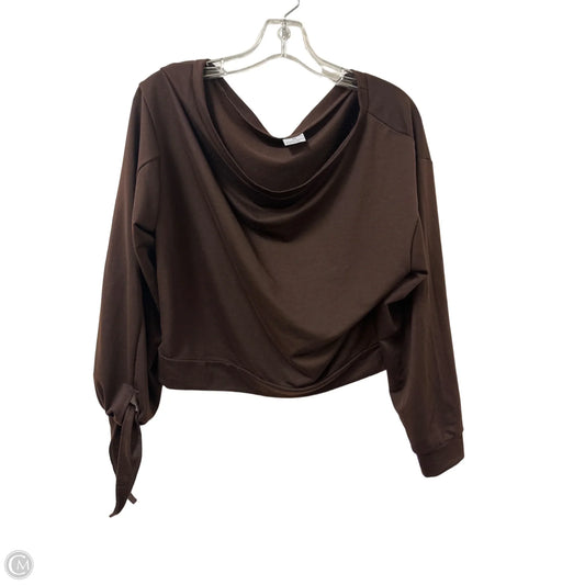 Sweater By Clothes Mentor In Brown, Size: M