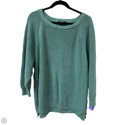 Sweater By Express In Teal, Size: Xl