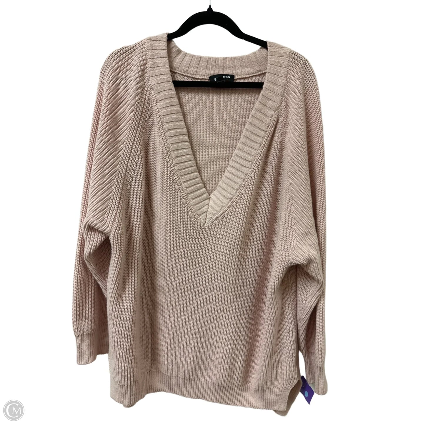 Sweater By Express In Pink, Size: Xl