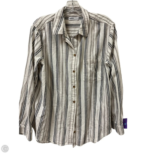 Blouse Long Sleeve By Sonoma In Cream, Size: Xl