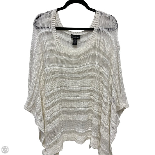 Shawl By Lane Bryant In Cream, Size: 3x