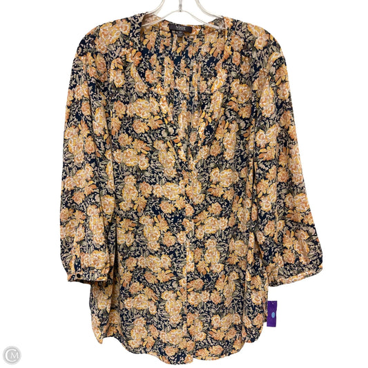 Top Long Sleeve By Not Your Daughters Jeans In Yellow, Size: 2x