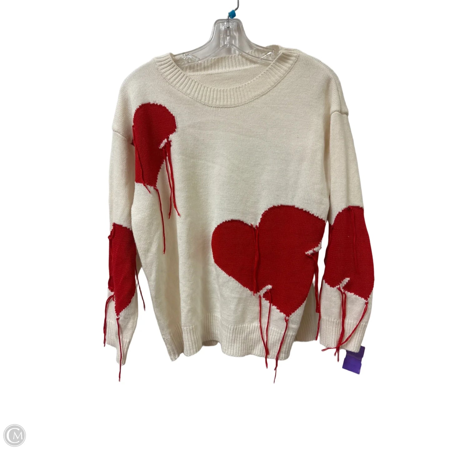 Sweater By Shein In Cream, Size: M