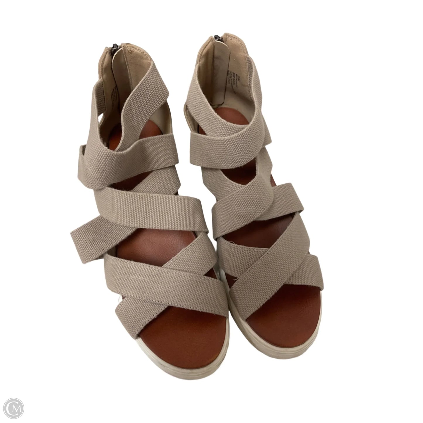 Sandals Flats By Mia In Taupe, Size: 9.5