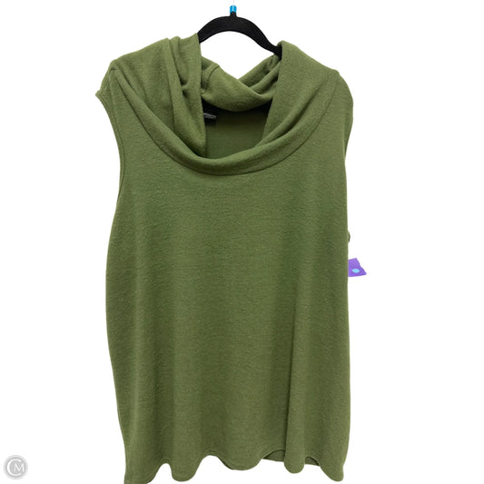 Sweater Short Sleeve By Ashley Stewart In Green, Size: 3x