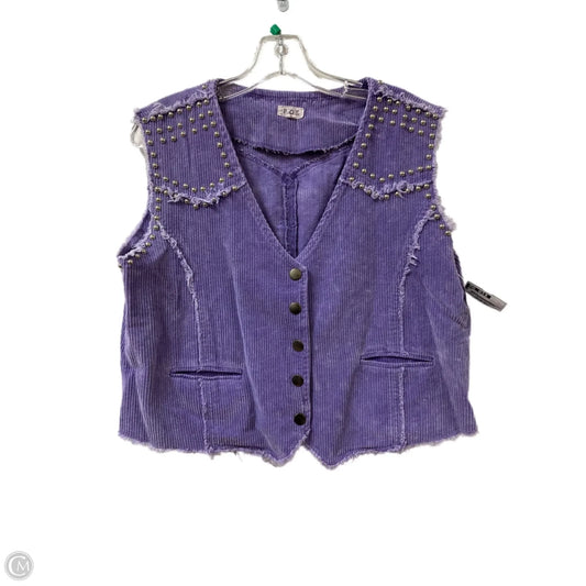 Vest Other By Pol In Purple, Size: L