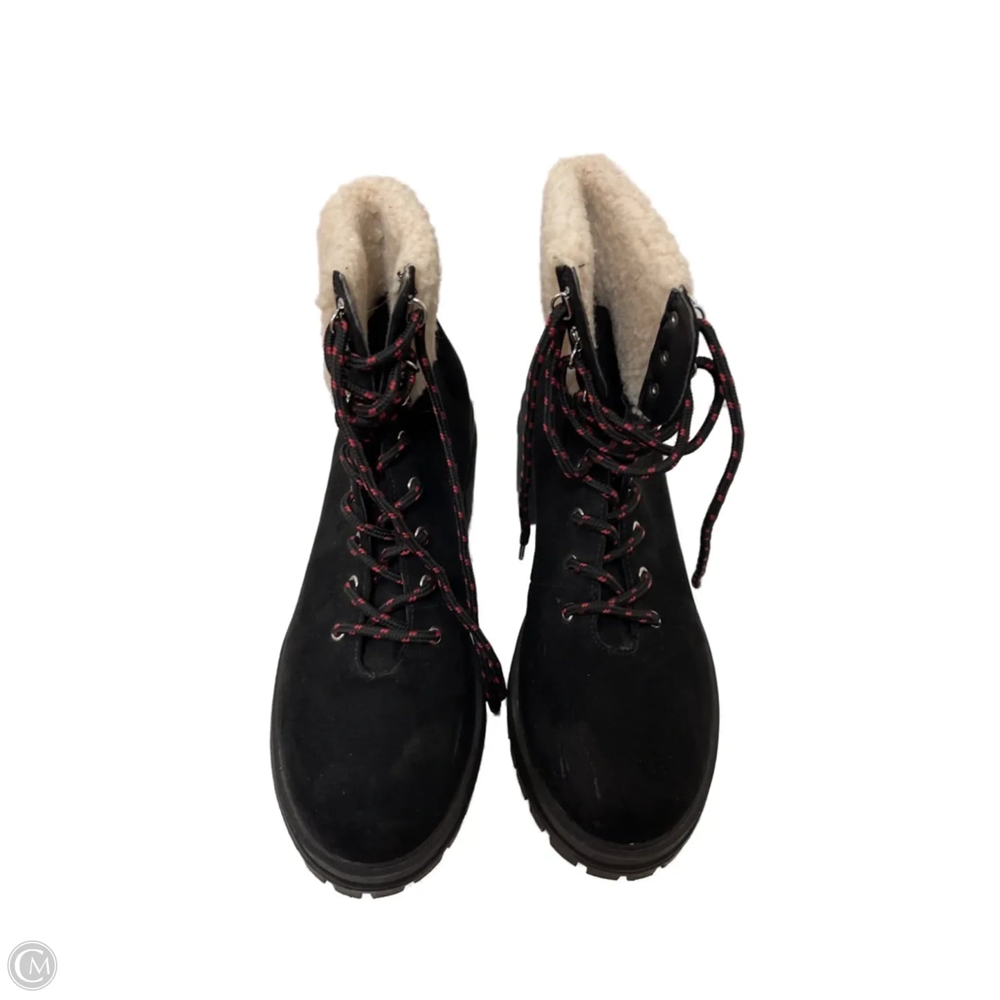 Boots Ankle Heels By Clothes Mentor In Black, Size: 9