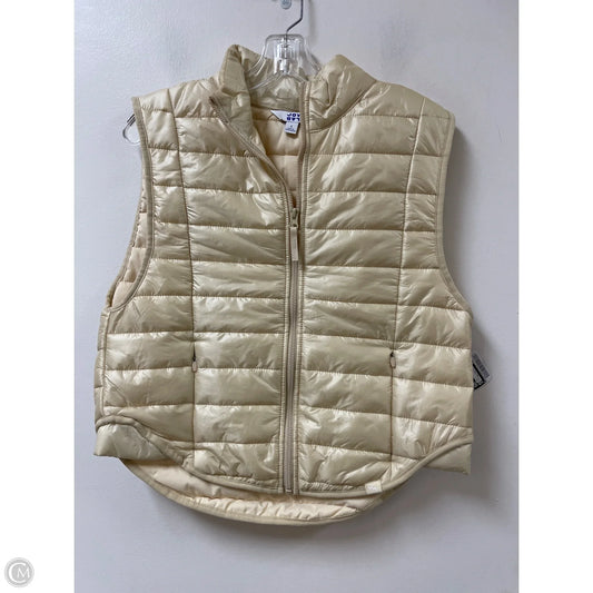 Vest Puffer & Quilted By Joy Lab In Cream, Size: S
