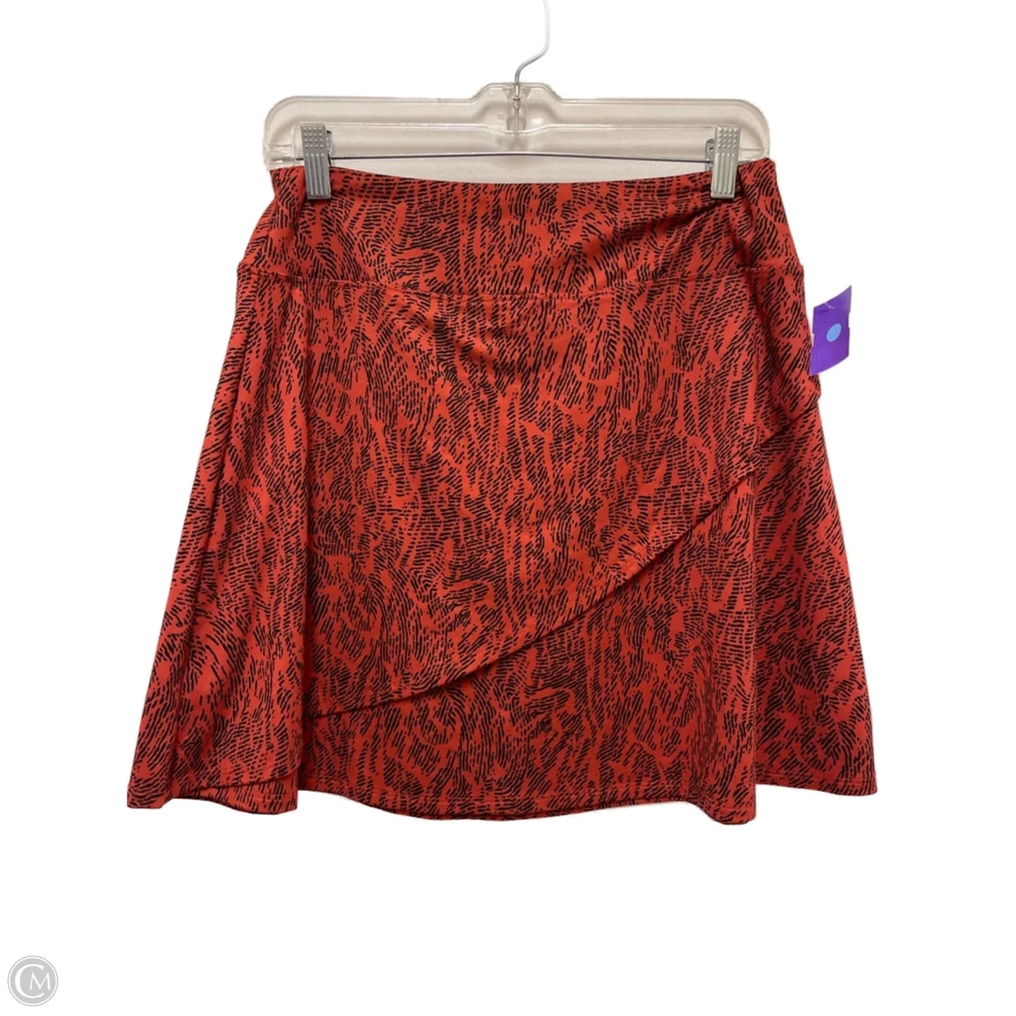 Skirt Mini & Short By Eddie Bauer In Orange, Size: M