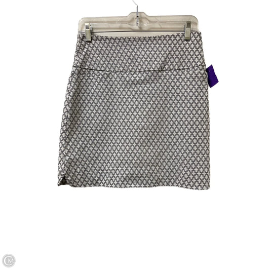 Skort By Sc & Co In Black & White, Size: S