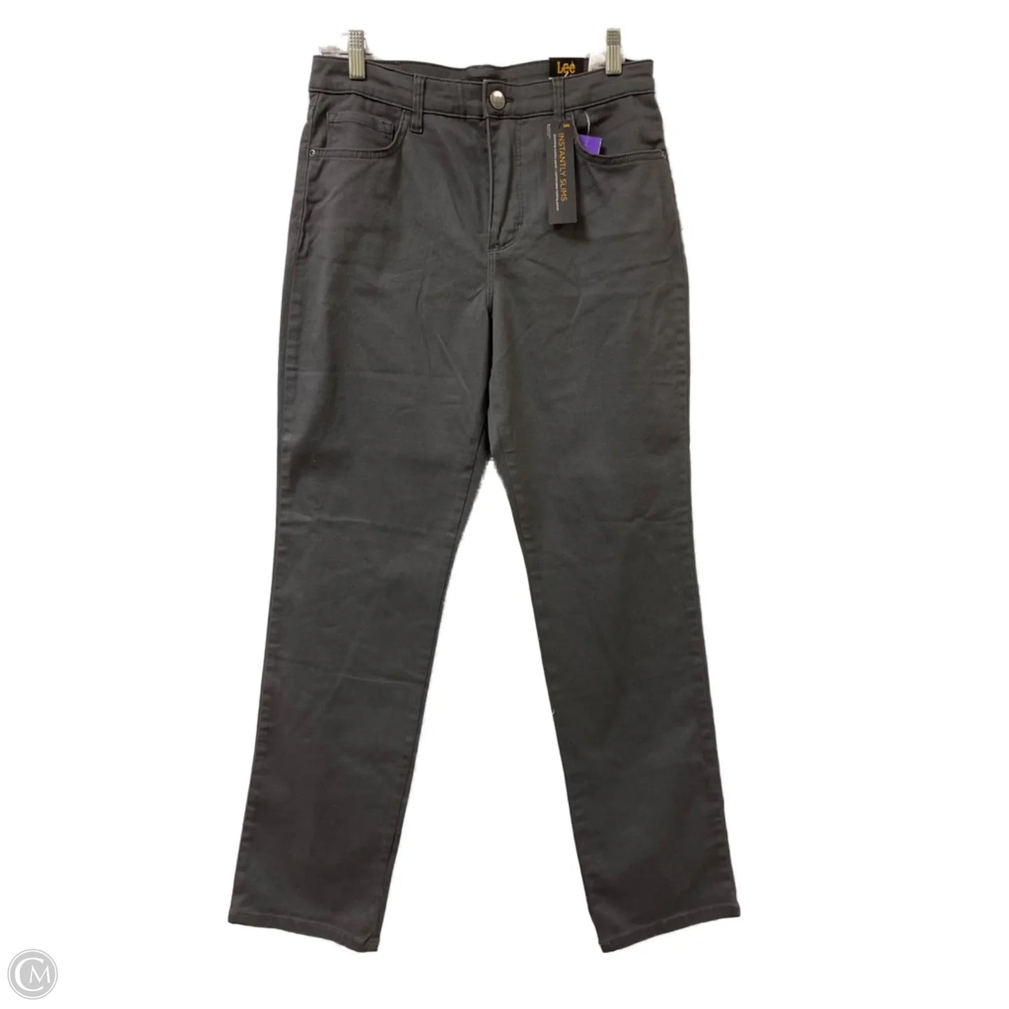 Jeans Straight By Lee In Grey, Size: 10