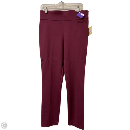 Pants Leggings By Anne Klein In Red, Size: M