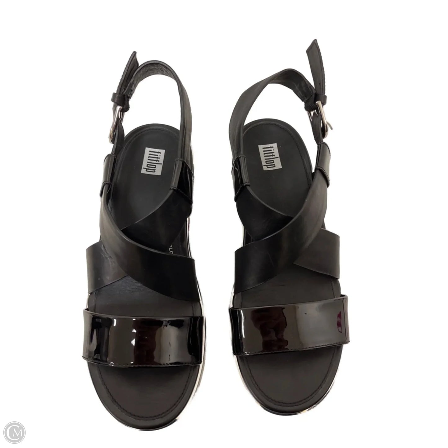 Sandals Heels Block By Fitflop In Blue, Size: 7