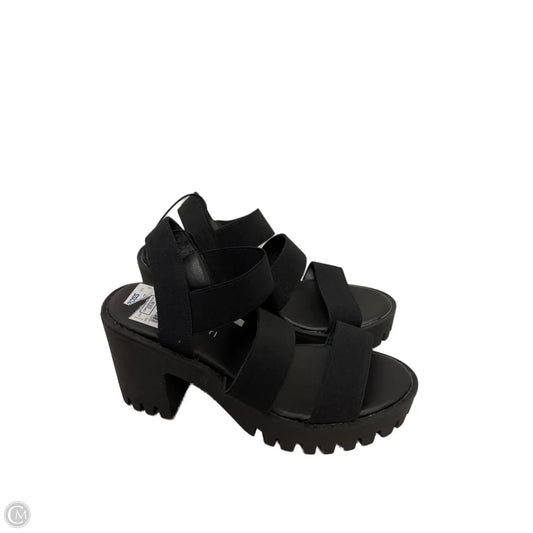 Sandals Heels Block By Madden Girl In Black, Size: 7.5